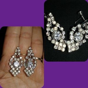 MY MOM'S JEWELRY RHINESTONE EARRINGS